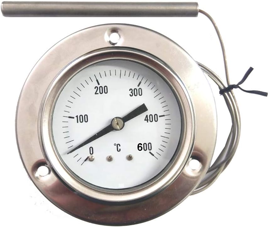 Soap Making Thermometer - Stainless Steel Pyrometer Thermometer 0-500° Temperature