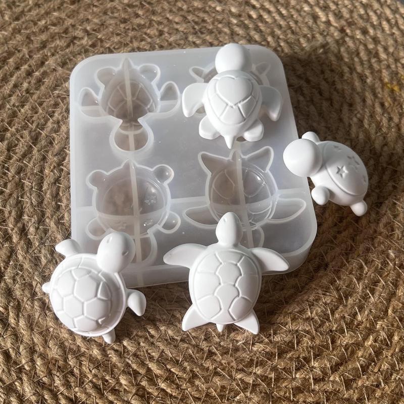 Soap Making Kits - Four Turtles Plaster Silicone Molds DIY