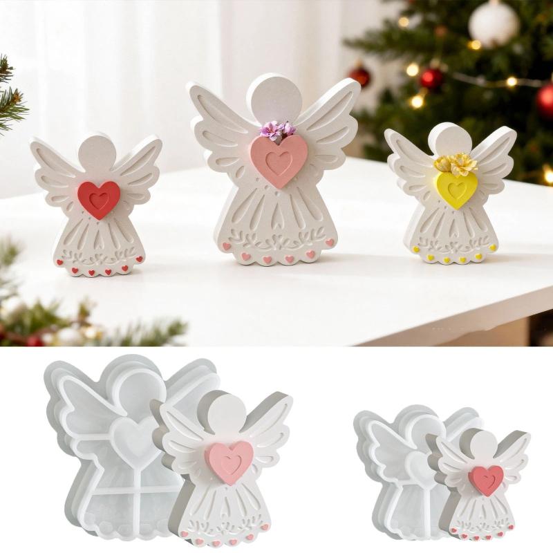Soap Making Kits - Love Angel Gypsum Mold Candle Silicone