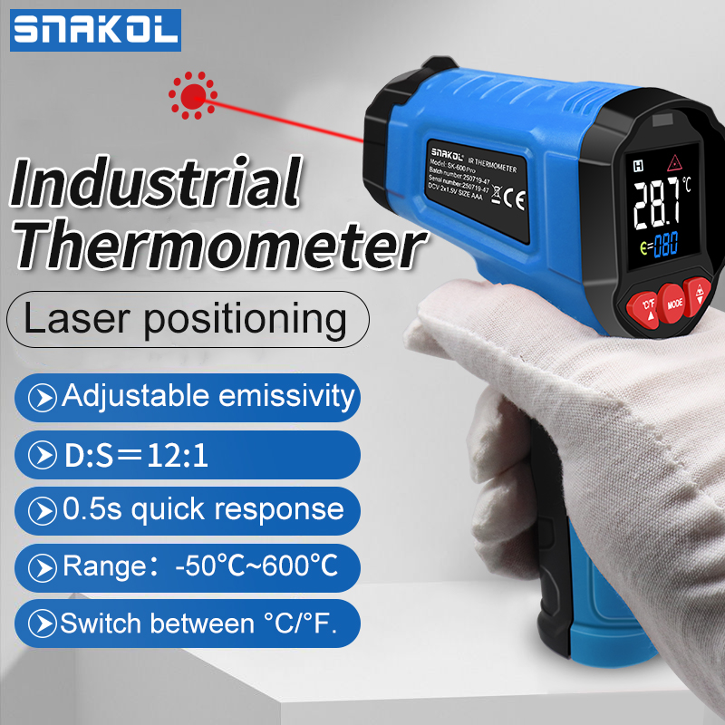 Soap Making Thermometer - Infrared Non-Contact Digital Thermometer Handheld High-Precision