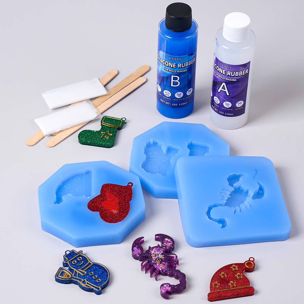 118ml/296ml Silicone Mold Maki - đánh giá và giá Soap Making Kits