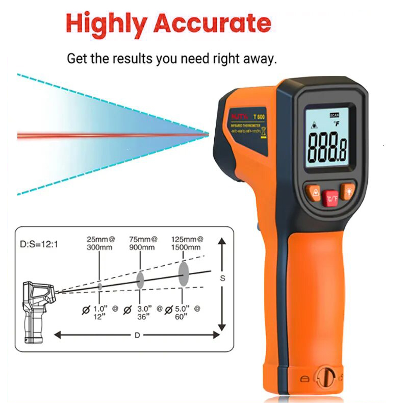 T400 T600 Digital Infrared The - đánh giá và giá Soap Making Thermometer