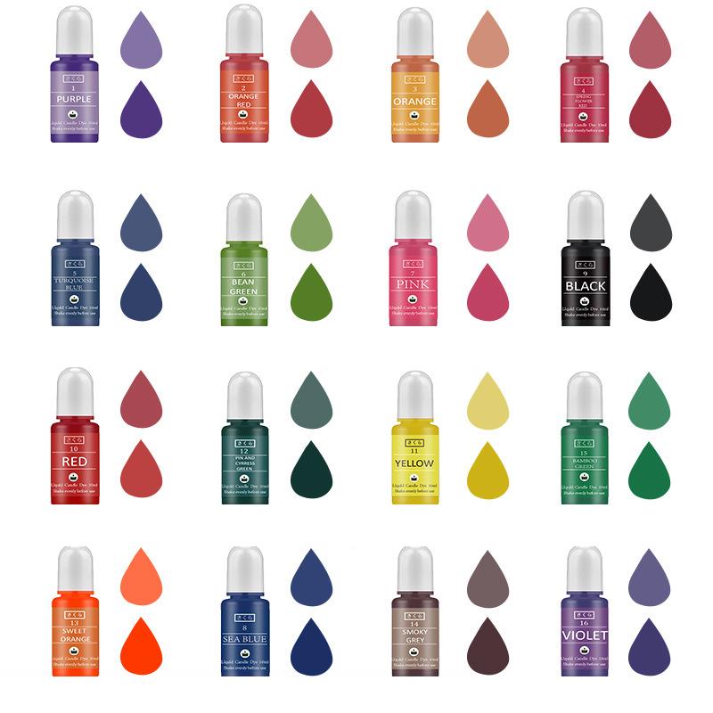 10ml/Bottle Candle Wax Pigment - đánh giá và giá Soap Making Ingredient