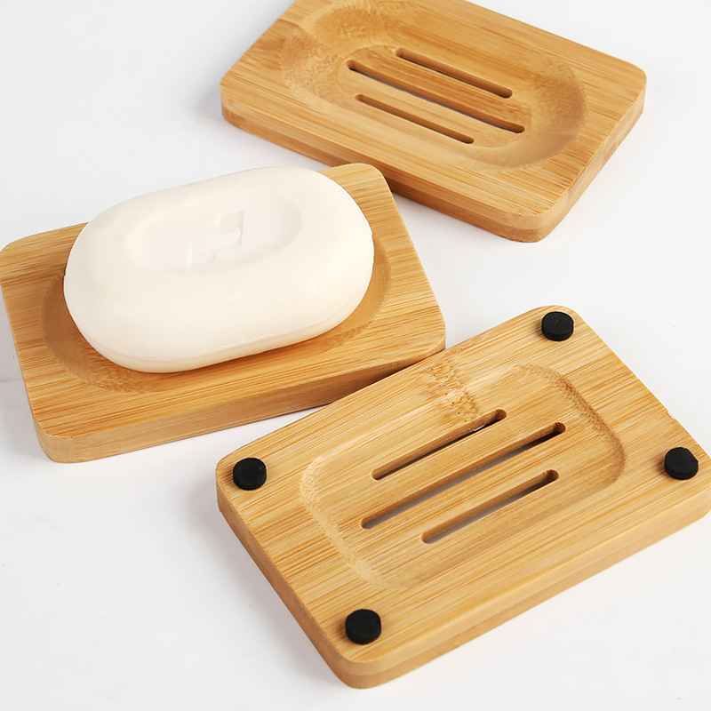 1 Pc Bamboo Wooden Soap Dish,  - đánh giá và giá Soap Making Tray