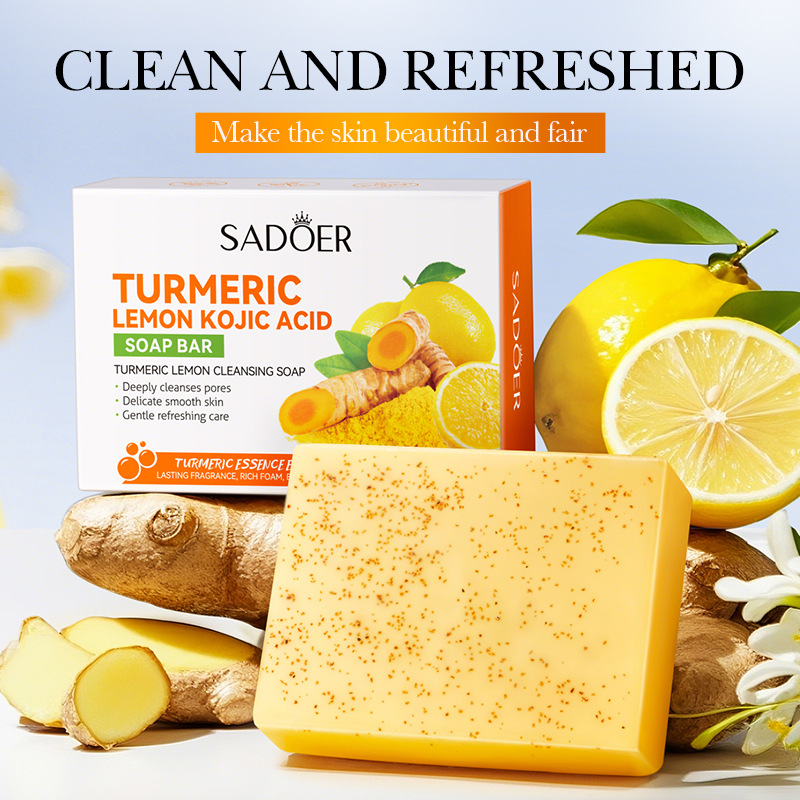 100g Turmeric Lemon Cleansing  - đánh giá và giá Soap Making Ingredient