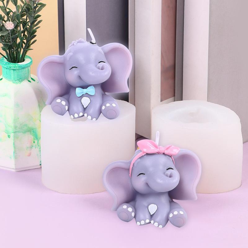 Cute 3D Elephant Silicone Cand - đánh giá và giá Soap Making Kits