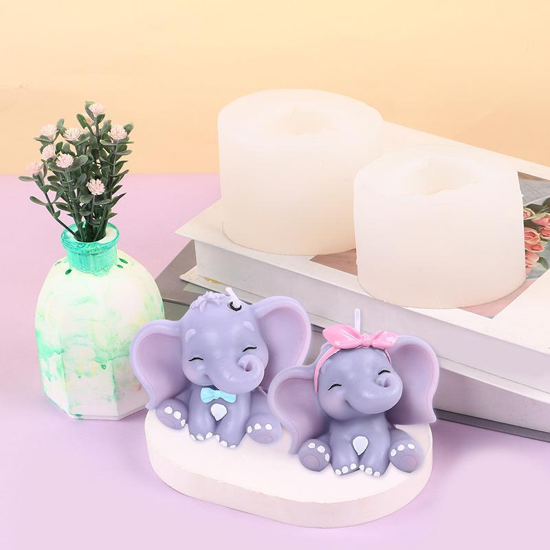 Cute 3D Elephant Silicone Cand - đánh giá và giá Soap Making Kits