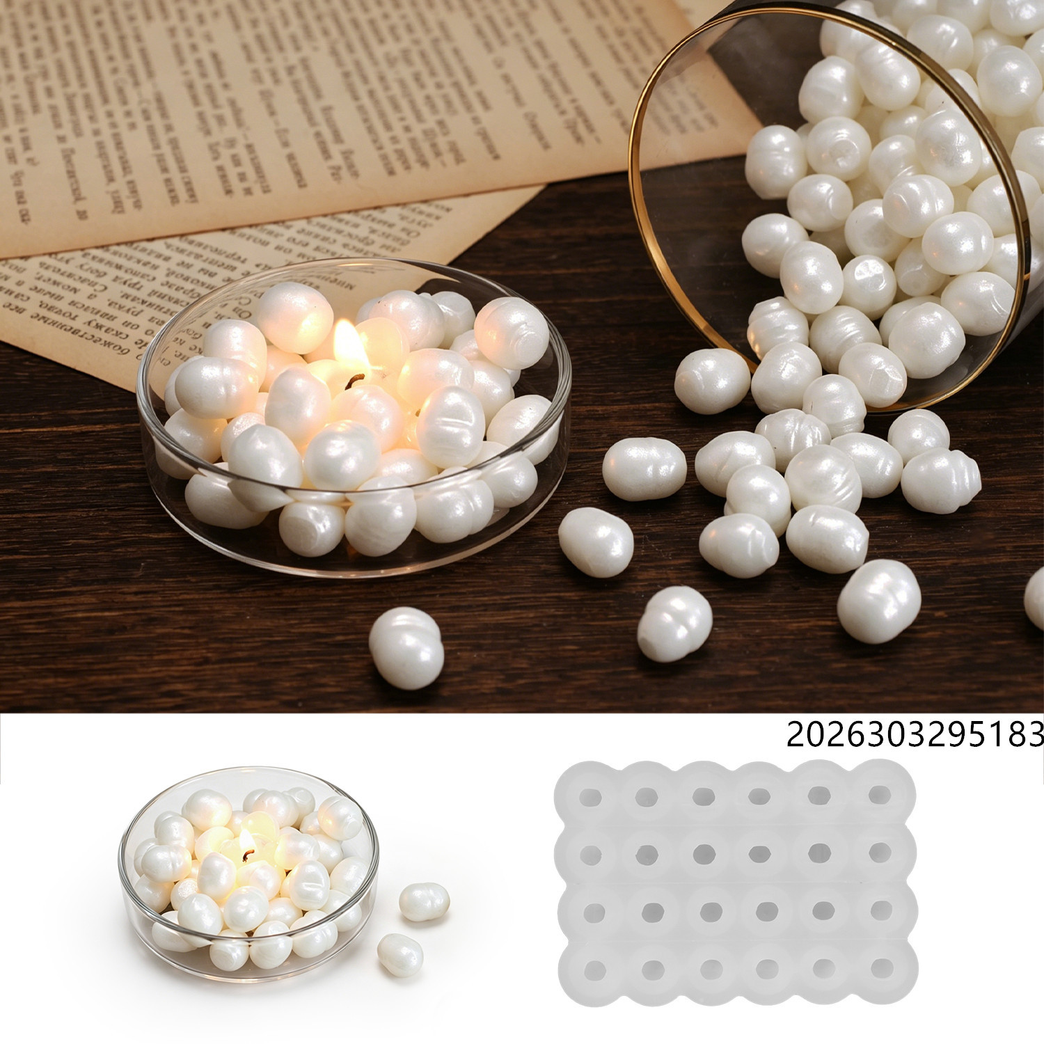 Healing Ocean Pearl Mirror Wax - đánh giá và giá Soap Making Kits