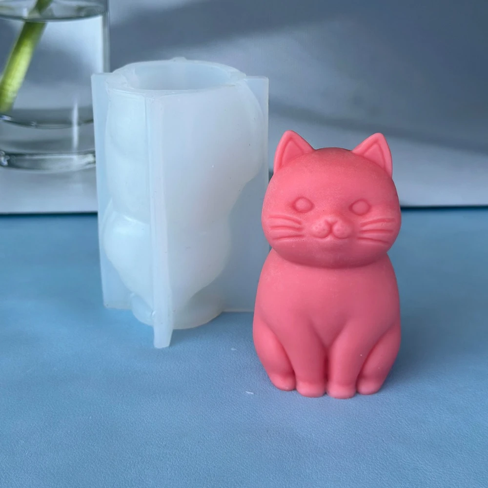 3D fat cat  Animal Silicone Ca - đánh giá và giá Soap Making Animal Fat