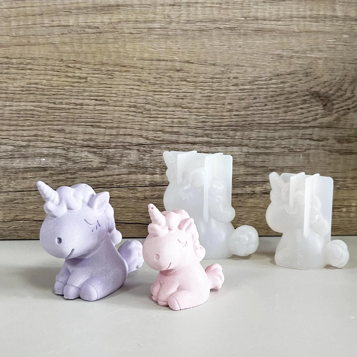 3D Geometric Silicone Unicorn  - đánh giá và giá Soap Making Tray