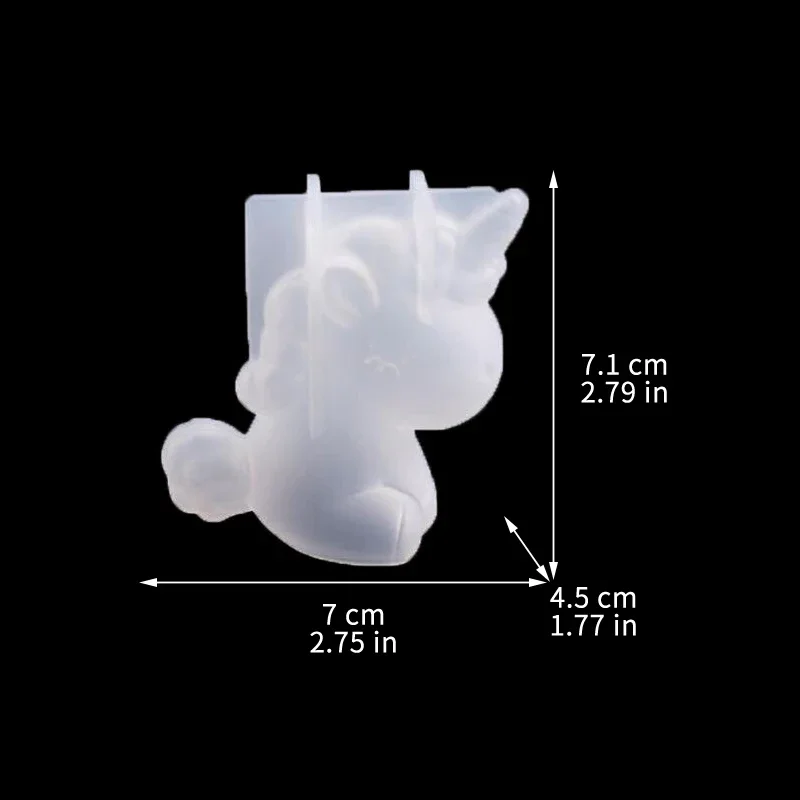 3D Geometric Silicone Unicorn  - đánh giá và giá Soap Making Tray