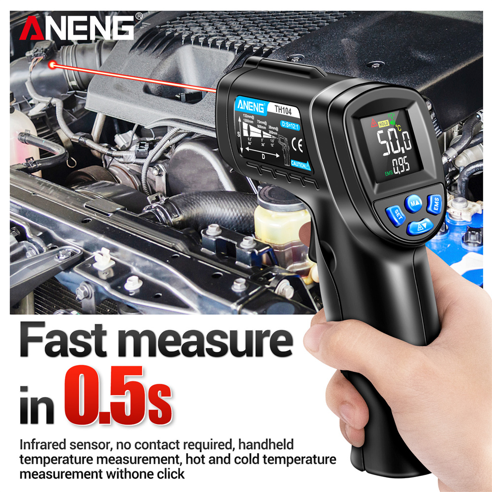 ANENG -50~550℃ Infrared Thermo - đánh giá và giá Soap Making Thermometer