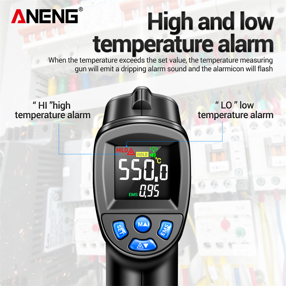 ANENG -50~550℃ Infrared Thermo - đánh giá và giá Soap Making Thermometer
