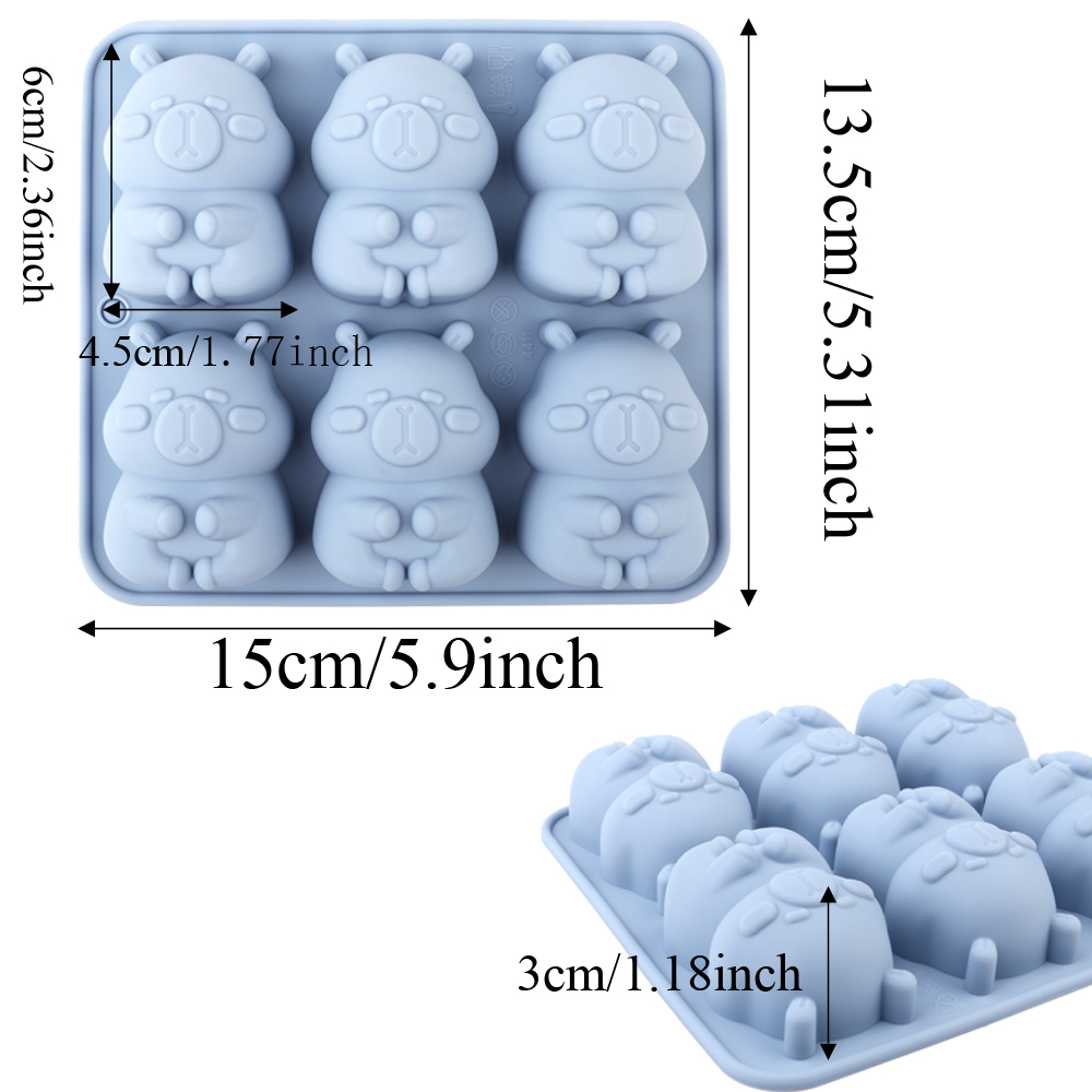 1 Silicone Cake Mold in the Sh - đánh giá và giá Soap Making Tray