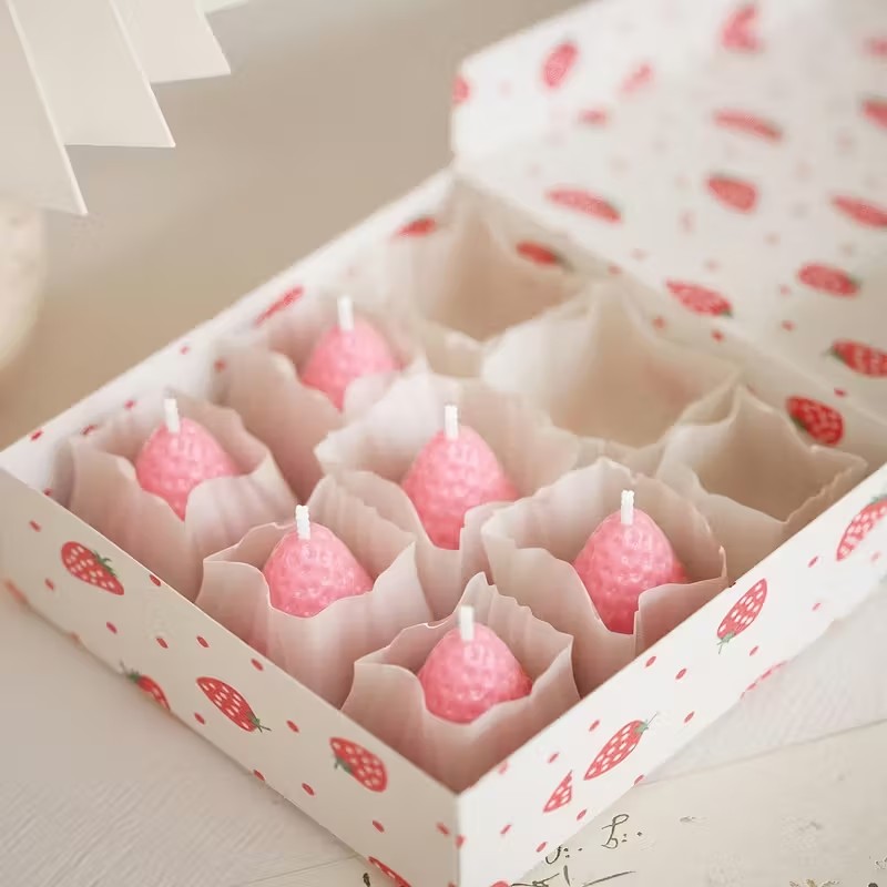 Strawberry Silicone Candle Mol - đánh giá và giá Soap Making Silicone Molds