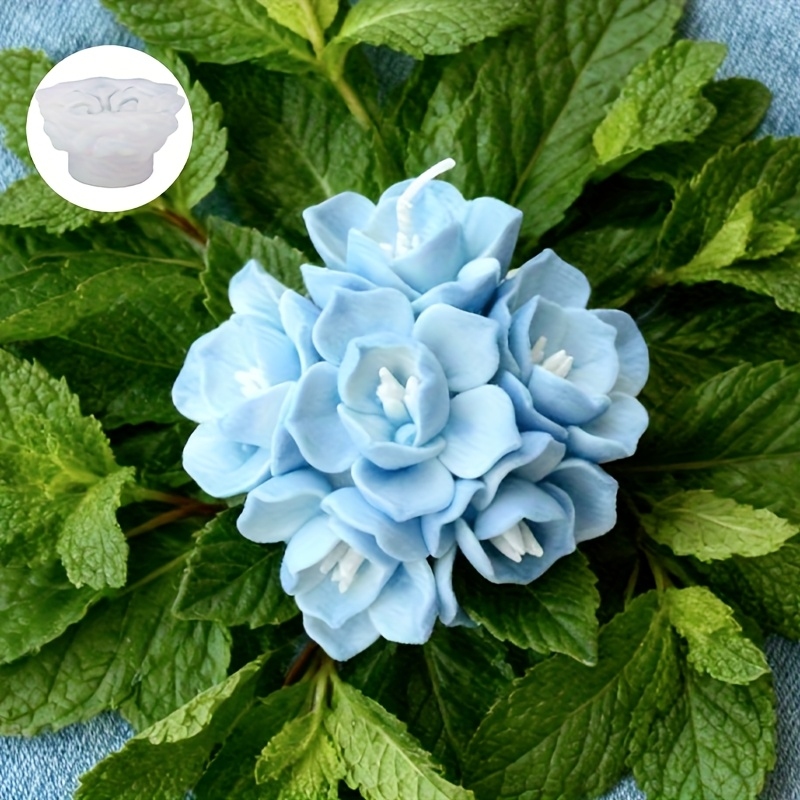 1 Hydrangea Candle Silicone Mo - đánh giá và giá Soap Making Silicone Molds