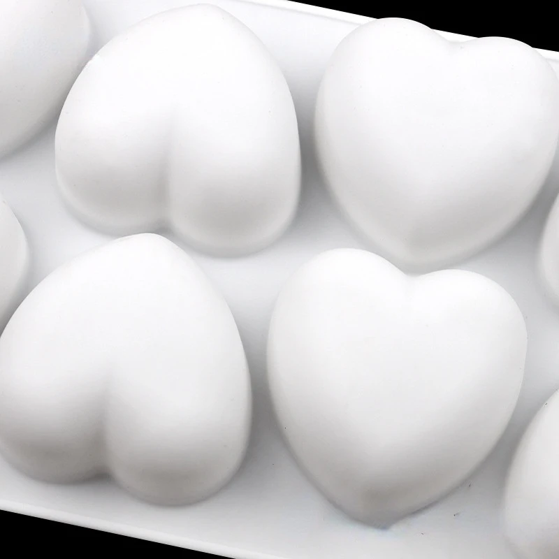 Love Heart Silicone Soap Mold  - đánh giá và giá Soap Making Tray