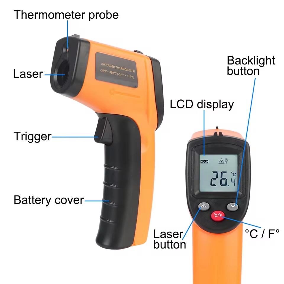 New T600 T600A Digital Infrare - đánh giá và giá Soap Making Thermometer