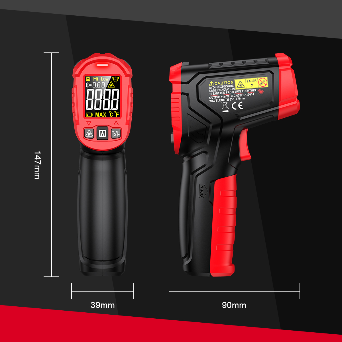 HABOTEST HT641 Infrared Thermo - đánh giá và giá Soap Making Thermometer