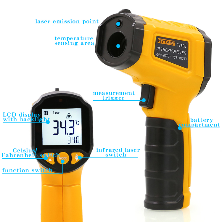 TS380 Infrared Non-Contact HYT - đánh giá và giá Soap Making Thermometer