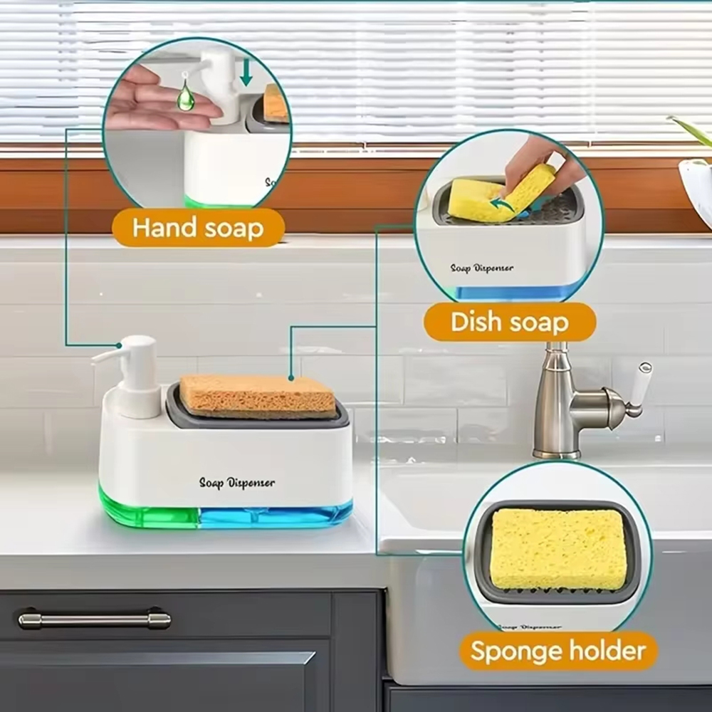 3-in-1 Hand And Dish Soap Disp - đánh giá và giá Soap Making Tray