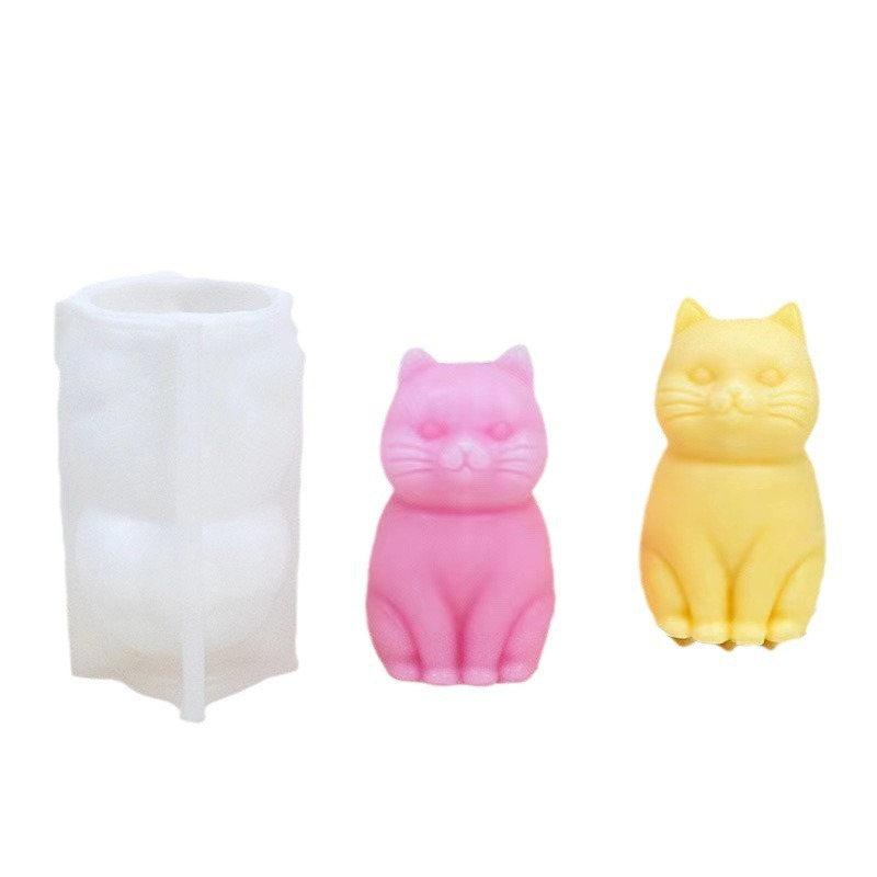 3D fat cat  Animal Silicone Ca - đánh giá và giá Soap Making Animal Fat