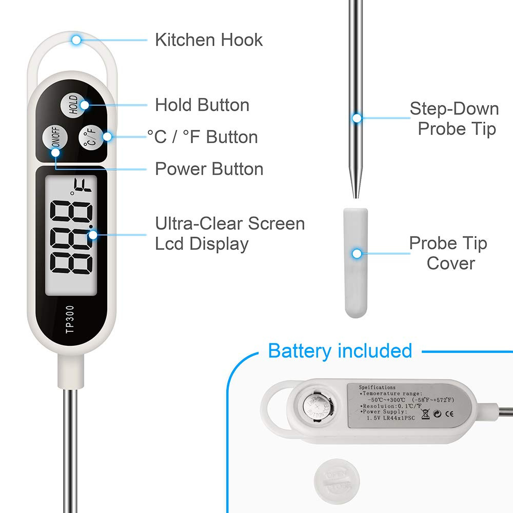 1pcs Digital Meat Food Thermom - đánh giá và giá Soap Making Thermometer