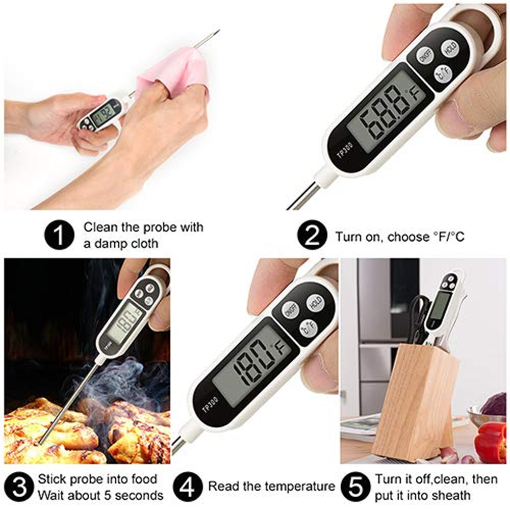 1pcs Digital Meat Food Thermom - đánh giá và giá Soap Making Thermometer