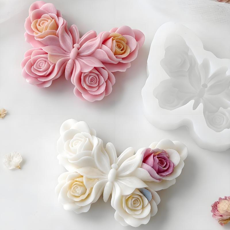 DIY Rose Butterfly Form Silico - đánh giá và giá Soap Making Kits