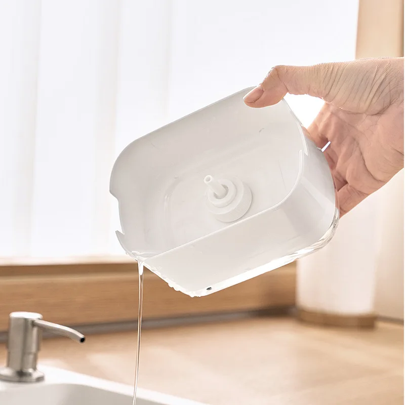Soap Dispenser With Sponge Hol - đánh giá và giá Soap Making Tray
