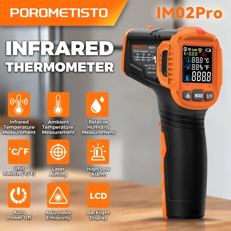 -50~380C Infrared Thermometer  - đánh giá và giá Soap Making Thermometer