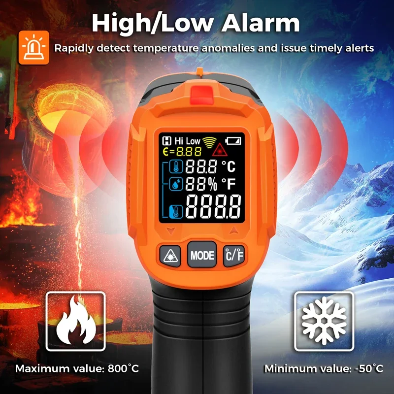 -50~380C Infrared Thermometer  - đánh giá và giá Soap Making Thermometer