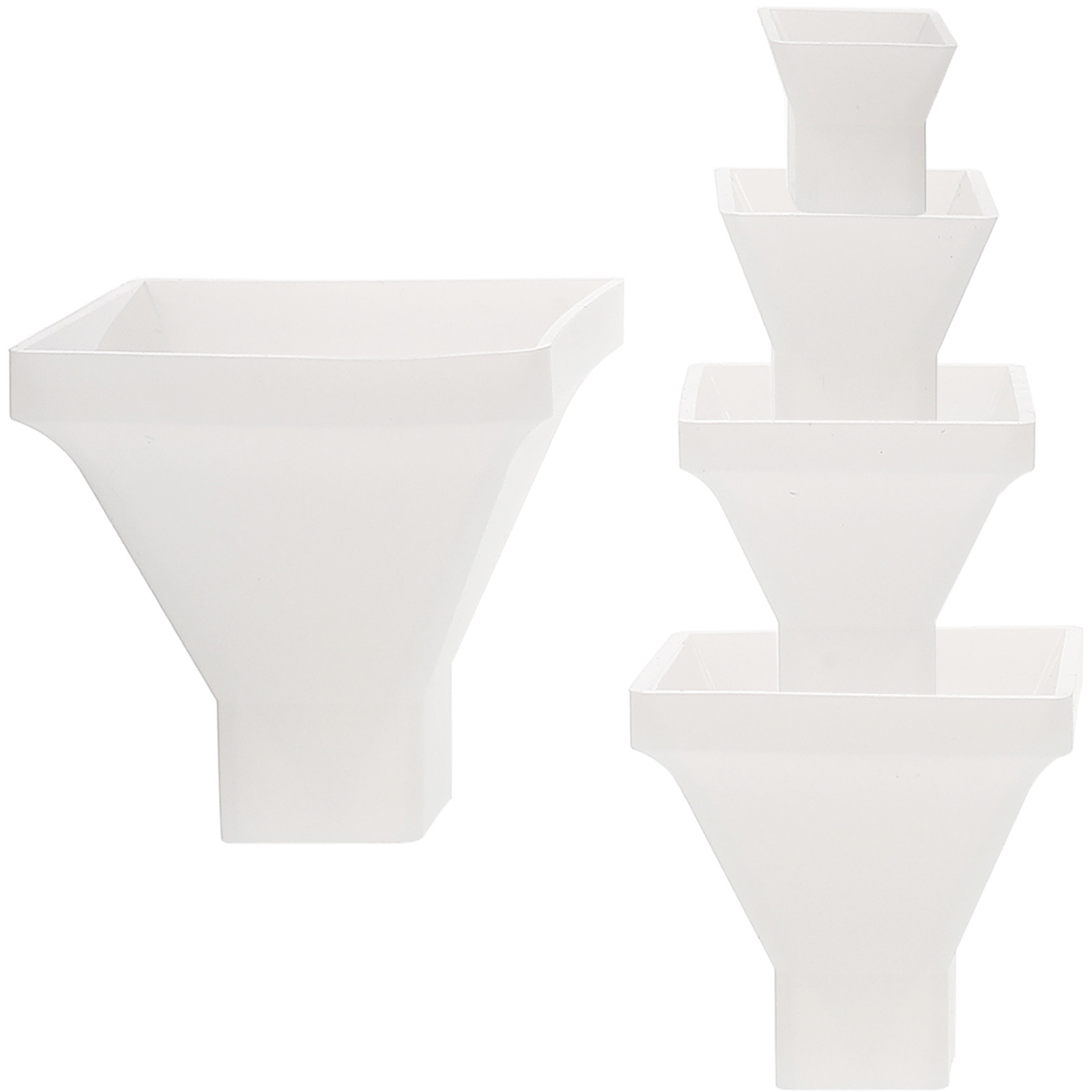 5Pcs Pyramid Silicone Mold DIY - đánh giá và giá Soap Making Silicone Molds